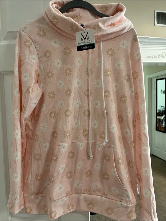 Michelle Mae Sweaters - Michelle Mae Floral Pullover with Thumb Holes Buttery Soft